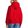Tommy Jeans – Sweat à Capuche Rouge Femme Tommy Hilfiger Linear – Rouge - TOMMY JEANS