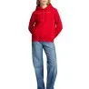 Tommy Jeans – Sweat à Capuche Rouge Femme Tommy Hilfiger Linear – Rouge - TOMMY JEANS