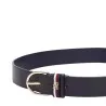 Tommy Jeans – Ceinture Essential en cuir emblématique – Noir - TOMMY JEANS
