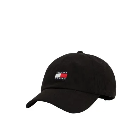 Tommy Jeans – Casquette Heritage en velours côtelé – Noir - TOMMY JEANS