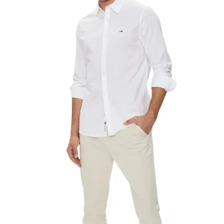 Chemises Homme TOMMY JEANS TJREG ENTRY POPLIN - TOMMY JEANS