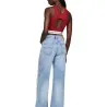 Tommy Jeans – Brassière découpée avec bande logo Tjw – Rouge - TOMMY JEANS
