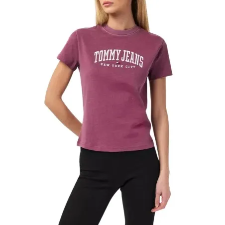 T-shirt Femme TOMMY HILFIGER DW0DW19826VLP - TOMMY JEANS