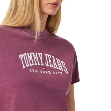 T-shirt Femme TOMMY HILFIGER DW0DW19826VLP - TOMMY JEANS