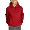 Tommy Jeans – Sweat à capuche uni avec logo – Rouge - TOMMY JEANS