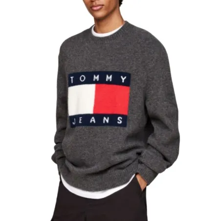 Sweatshirt Homme TOMMY HILFIGER DM0DM19442PUB - TOMMY JEANS