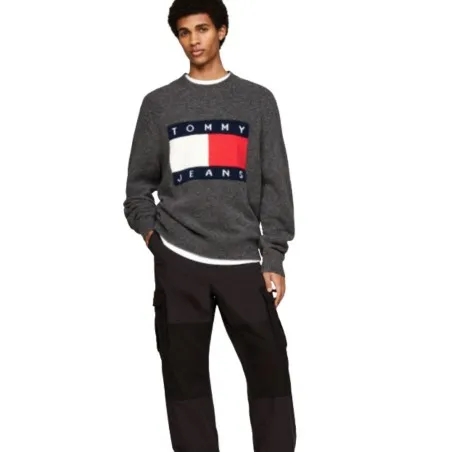 Sweatshirt Homme TOMMY HILFIGER DM0DM19442PUB - TOMMY JEANS