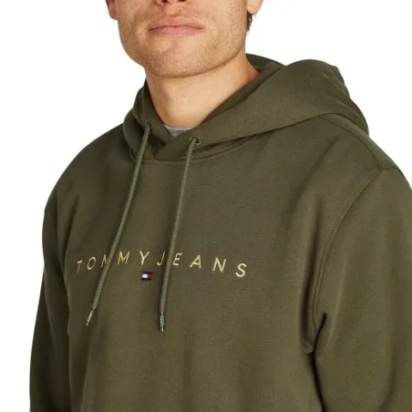 Sweat à capuche Homme TOMMY JEANS REGULAR LINEAR GOLD - TOMMY JEANS