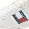 Tommy Jeans – Baskets mi-montantes The Brooklyn en cuir – Blanc - TOMMY JEANS