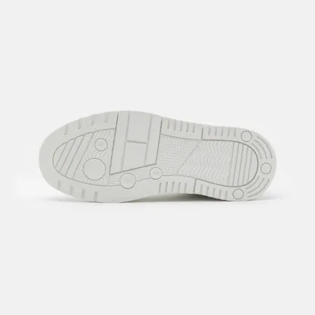 Tommy Jeans – Baskets mi-montantes The Brooklyn en cuir – Blanc - TOMMY JEANS