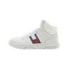 Tommy Jeans – Baskets mi-montantes The Brooklyn en cuir – Blanc - TOMMY JEANS