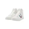 Tommy Jeans – Baskets mi-montantes The Brooklyn en cuir – Blanc - TOMMY JEANS