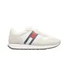 Tommy Jeans – Baskets à crampons à texture mixte – Blanc - TOMMY JEANS
