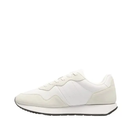 Tommy Jeans – Baskets à crampons à texture mixte – Blanc - TOMMY JEANS