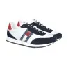 Tommy Jeans – Baskets à logo essentielles – Blanc Noir - TOMMY HILFIGER