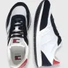 Tommy Jeans – Baskets à logo essentielles – Blanc Noir - TOMMY HILFIGER
