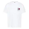 Tommy Jeans – T-shirt ras du cou avec logo – Blanc - TOMMY JEANS