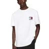 Tommy Jeans – T-shirt ras du cou avec logo – Blanc - TOMMY JEANS