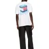 Tommy Jeans – T-shirt ras du cou avec logo – Blanc - TOMMY JEANS