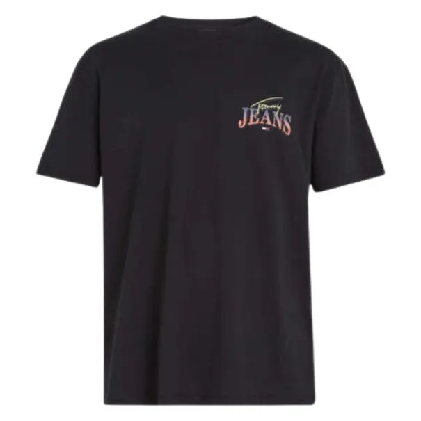 Tommy Jeans – T-shirt Tommy Jeans Diamond pour homme – Noir - TOMMY JEANS