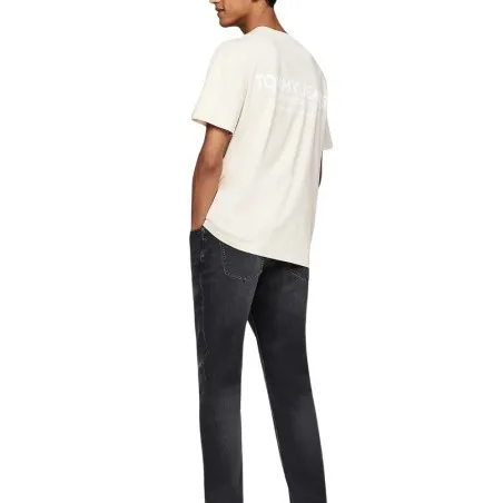 Tommy Jeans – T-shirt Tommy Hilfiger original Tommy Hilfiger – Blanc Cassé - TOMMY JEANS
