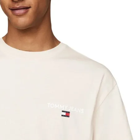 Tommy Jeans – T-shirt Tommy Hilfiger original Tommy Hilfiger – Blanc Cassé - TOMMY JEANS