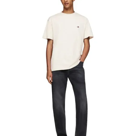 Tommy Jeans – T-shirt Tommy Hilfiger original Tommy Hilfiger – Blanc Cassé - TOMMY JEANS