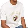 Tommy Jeans – T-shirt coupe régulière brodé Monotype – Blanc - TOMMY JEANS