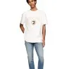 Tommy Jeans – T-shirt coupe régulière brodé Monotype – Blanc - TOMMY JEANS