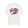 Tommy Jeans – T-shirt basique à logo graphique – Blanc - TOMMY JEANS