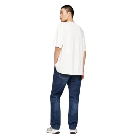 Tommy Jeans – T-shirt basique à logo graphique – Blanc - TOMMY JEANS