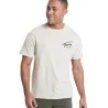Tommy Jeans – T-shirt à col ras-du-cou et logo signature – Beige - TOMMY JEANS
