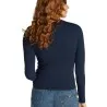 Tommy Jeans – Tommy Jeans TJW SLIM ESSENTIAL LOGO 2 LS EXT – Bleu Foncé - TOMMY JEANS