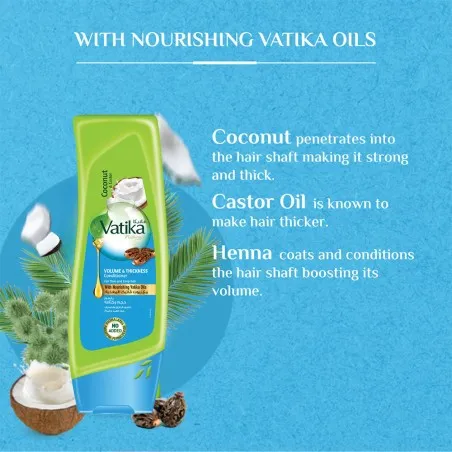 Vatika – Après-Shampoing Volume Et Épaisseur 200 ml - VATIKA