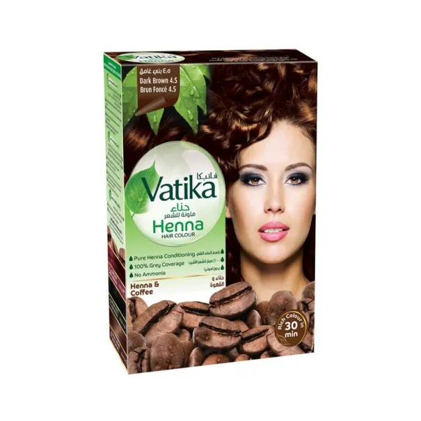 Dabur Amla – Teinture Capillaire Au Henné Vatika Naturals Prune Brun Foncé - Dabur Amla