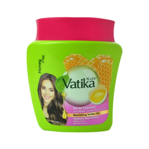 Vatika – Bain D’Huile Capillaire Nourrissant Intensif Au Miel Et Aux Œufs 500 G - VATIKA