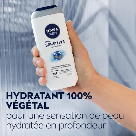 Nivea – Gel Douche Sensitive Pour Homme 250 ml - NIVEA