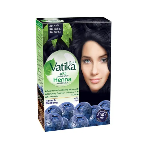 Dabur Amla – Teinture Capillaire Au Henné Vatika Naturals Noir Profond - Dabur Amla