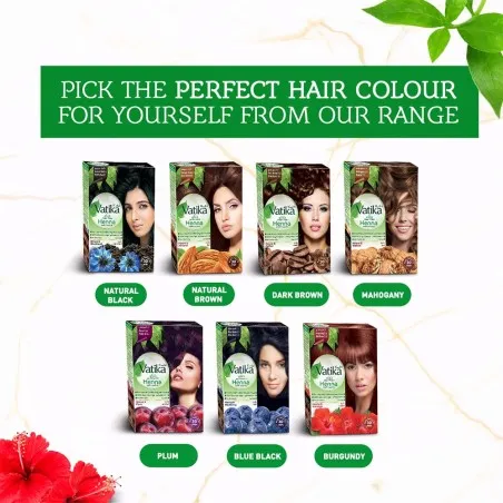 Dabur Amla – Teinture Capillaire Au Henné Vatika Naturals Bourgogne - Dabur Amla