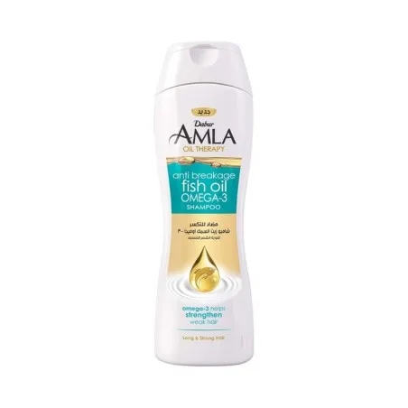 Dabur Amla – Shampoing Huile De Poisson Oméga-3 Cheveux Fragilisés 200Ml - Dabur Amla