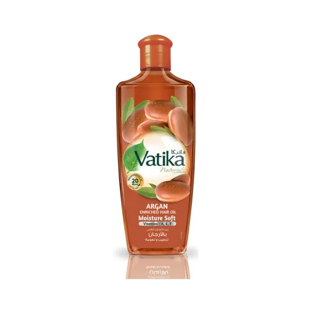 Vatika – Huile Capillaire Enrichie En Argan 200Ml - VATIKA