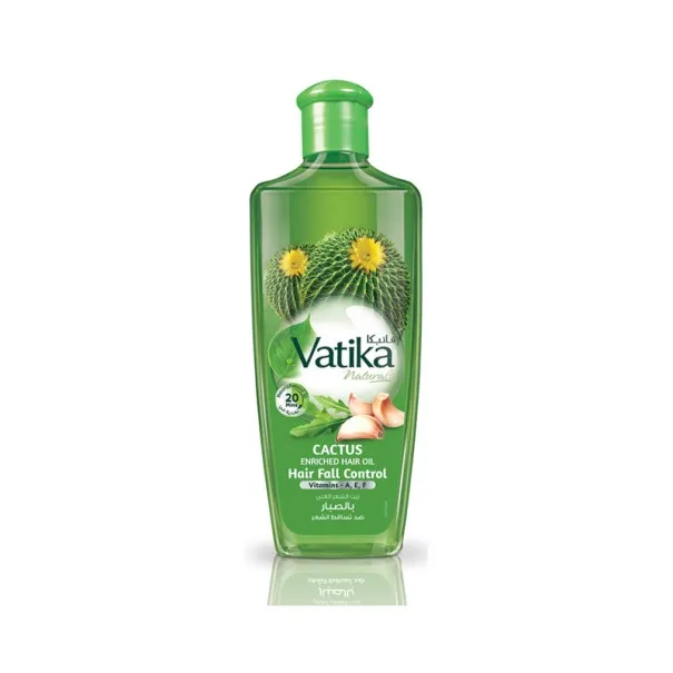 Vatika – Huile Capillaire Enrichie À L’Aloe Vera & D’Ail 200Ml - VATIKA