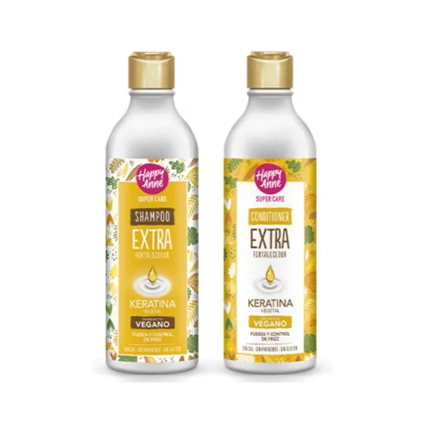 Happy Anne – Shampooing & Après Shampooing Extra Renforcé Kératine - HAPPY