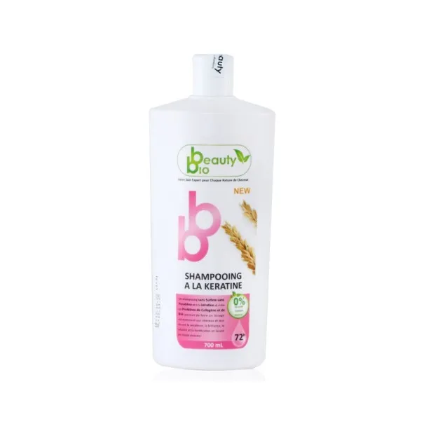 Beauty Bio – Shampoing À La Kératine Sans Sulfate 700 Ml - BEAUTY
