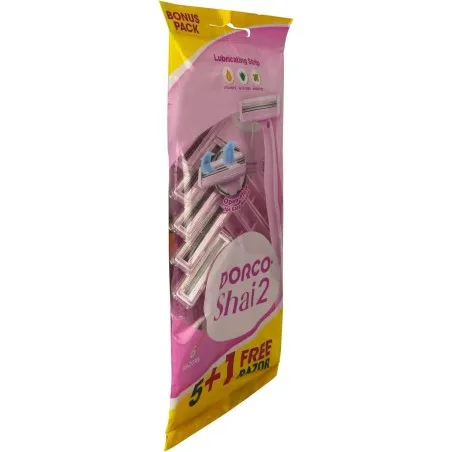 Dorco – Rasoir Femme Eve2 Jetable 2 Lames 6 Pièces - DORCO