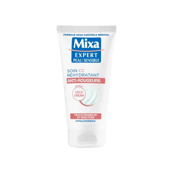 Mixa – Crème Visage Teintée Réhydratant Anti-Rougeurs 50 Ml - MIXA