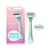 Dorco – Rasoir pour femme Dorco Eve 3 Manche + 2 lames de rechange - DORCO