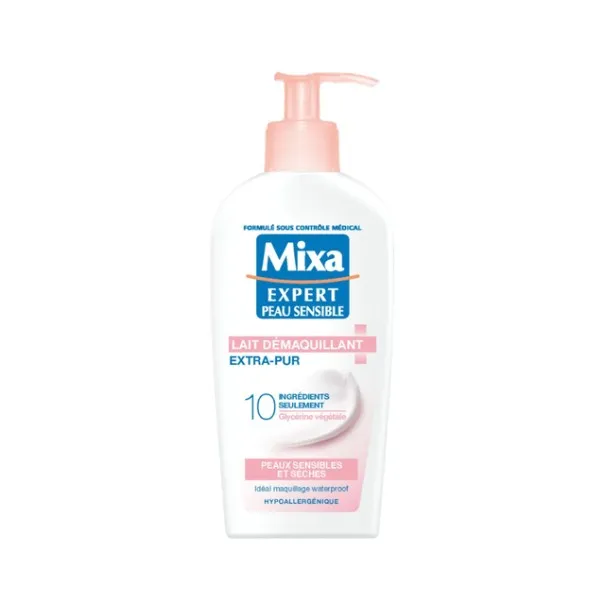 Mixa – Lait Démaquillant Extra Pur Peau Sensible Et Séches 200 Ml - MIXA