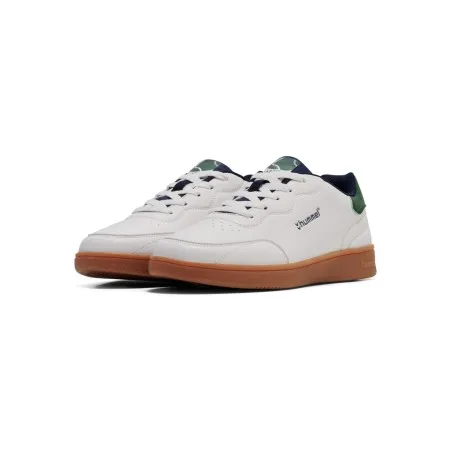 Basket Casual Homme hummel Chaussures MATCH POINT MP - Blanc/Vert 226218-9208 - hummel