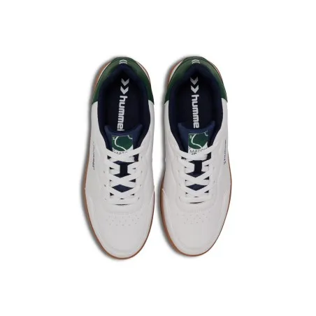 Basket Casual Homme hummel Chaussures MATCH POINT MP - Blanc/Vert 226218-9208 - hummel